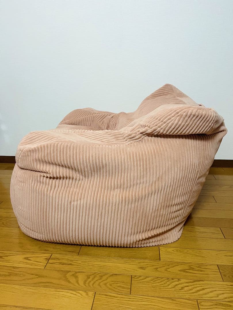 LOOSY 1人掛けビーズソファ Coral Pink