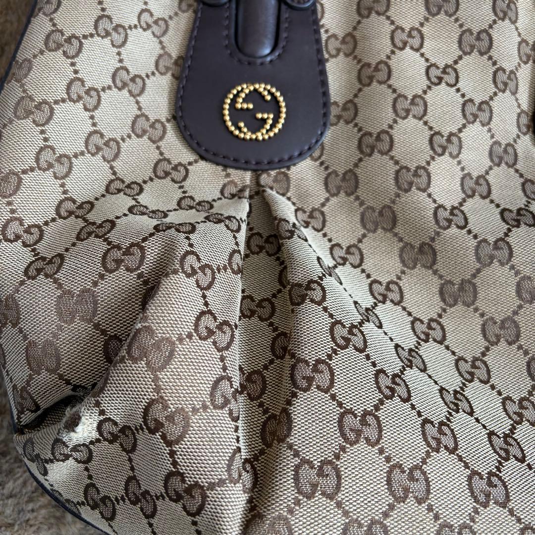 Gucci GGパターン キャンバスショルダーバッグトートバッグ バック　鞄