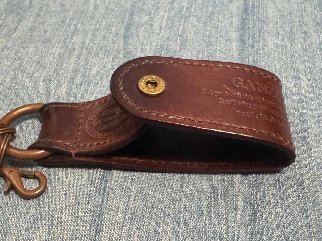 GANZO ガンゾ　SHELLCORDOVAN ループキーホルダー