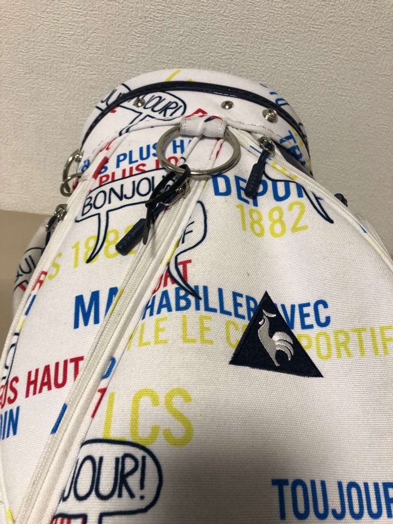 【送料込み】希少　廃盤品　ルコックスポルティフ　キャディバッグ　ゴルフバッグ