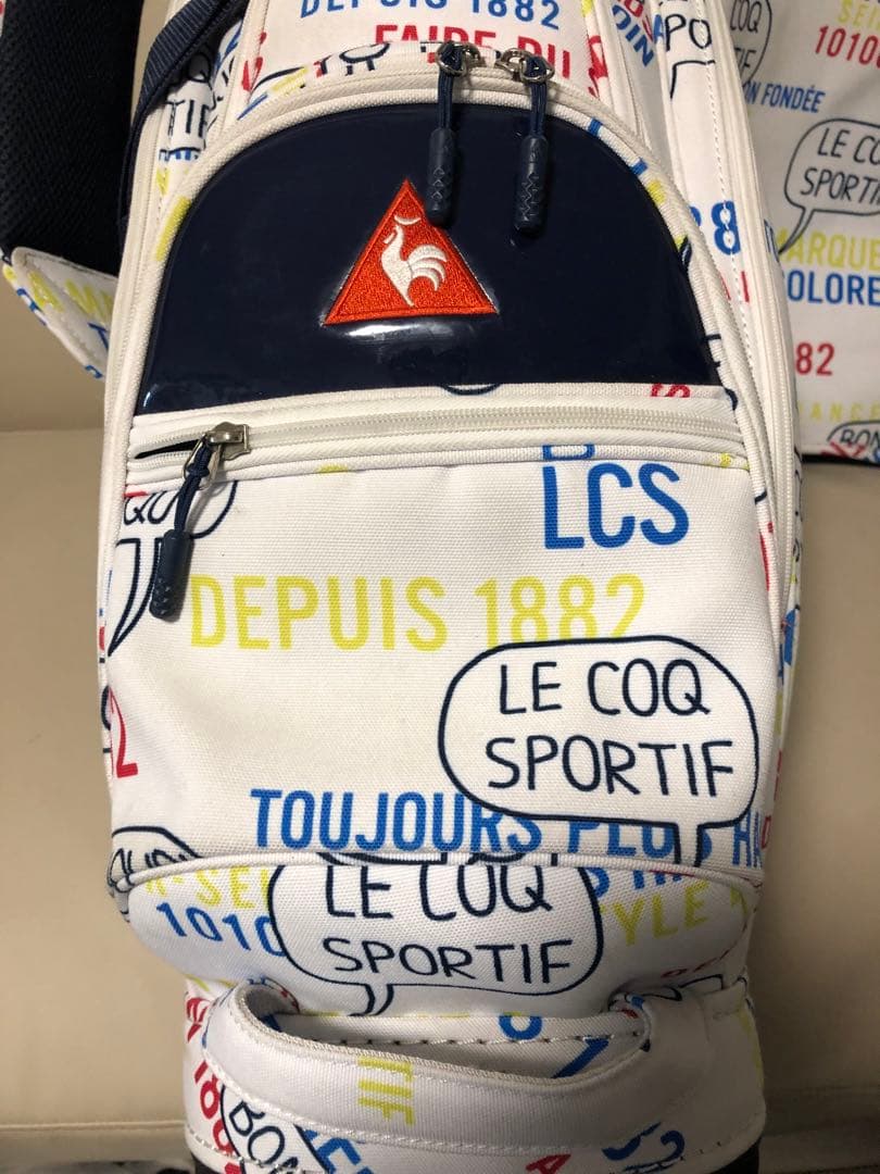 【送料込み】希少　廃盤品　ルコックスポルティフ　キャディバッグ　ゴルフバッグ