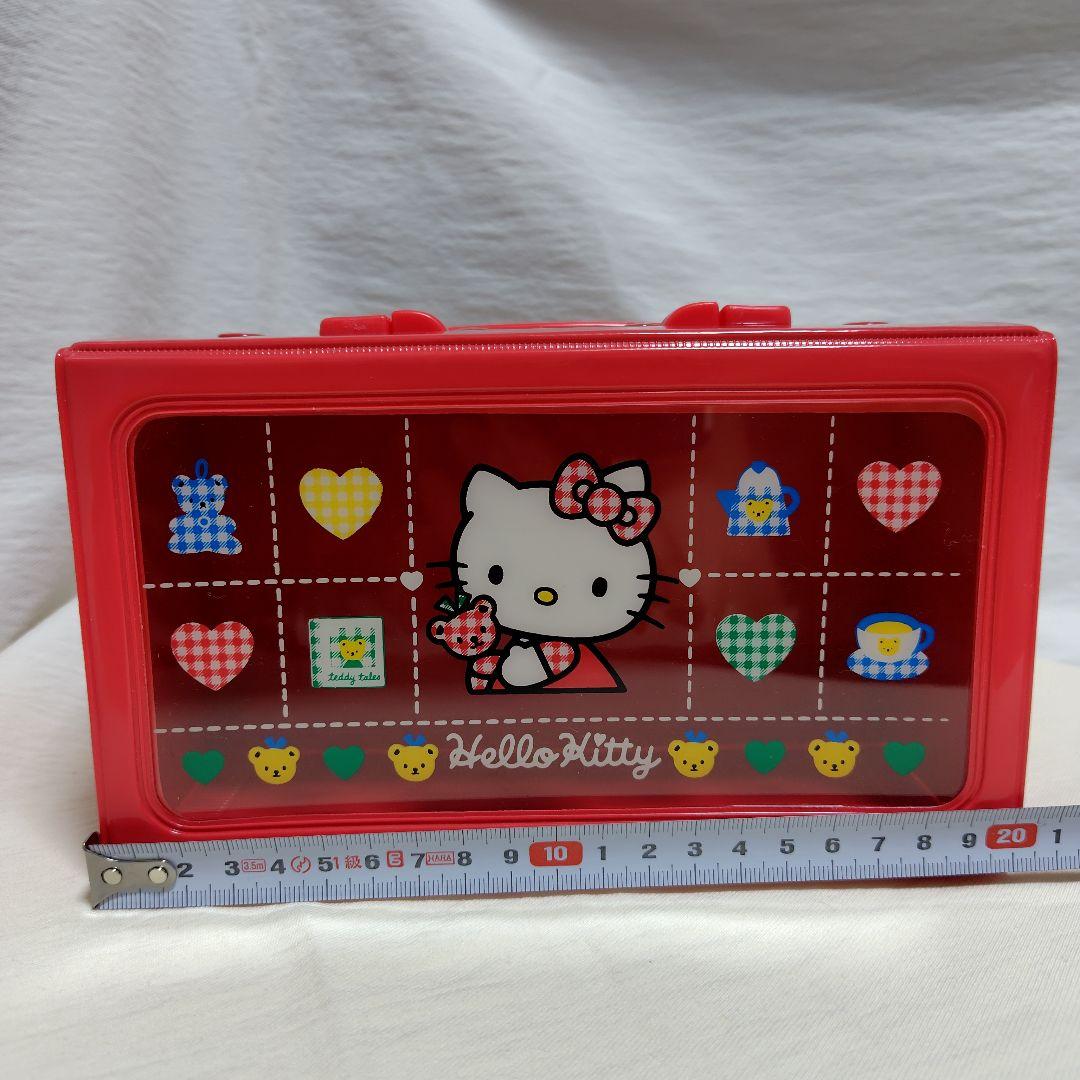 ハローキティ 収納ボックス カセットテープ入れ 収納ケース レトロ