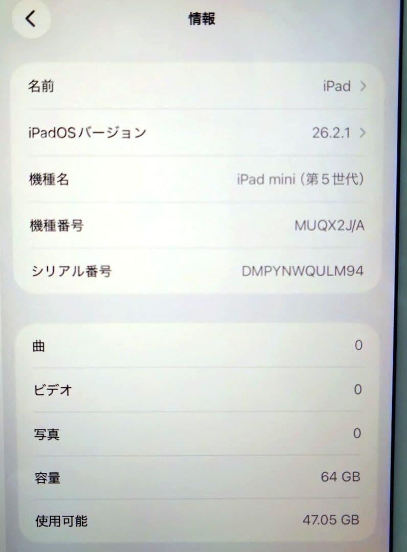 ぴーさぽiPad mini 第5世代 64GB シルバー 美品おまけ付