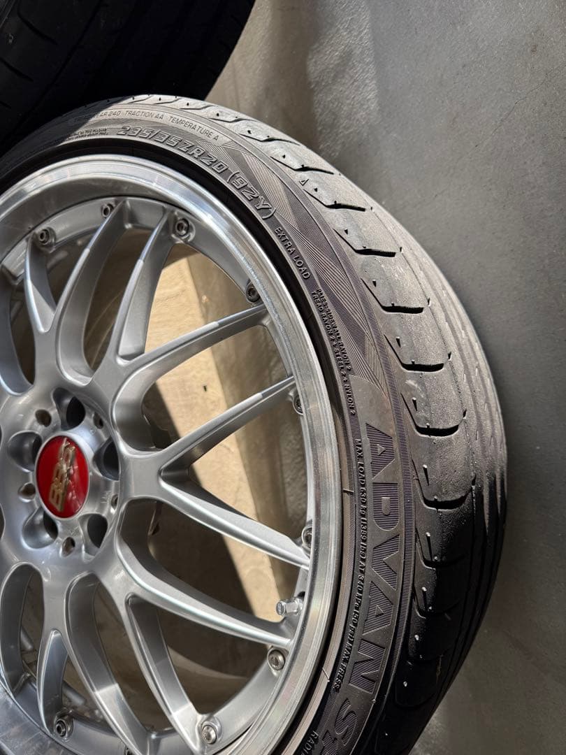 BBS RS-GT20インチ アルミホイール 4本セット ヨコハマタイヤ