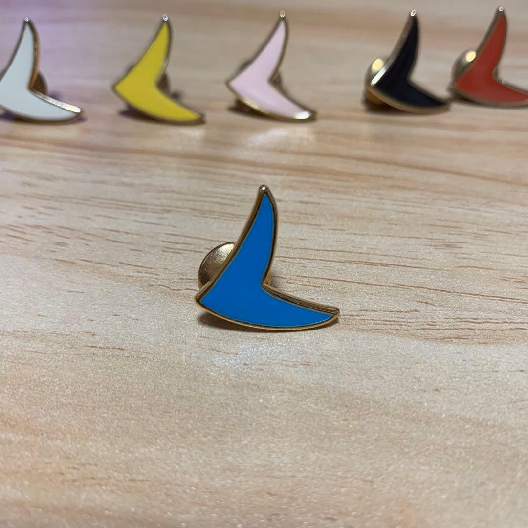 ミナペルホネン bird ピンバッジ 6色セット バード ブローチ