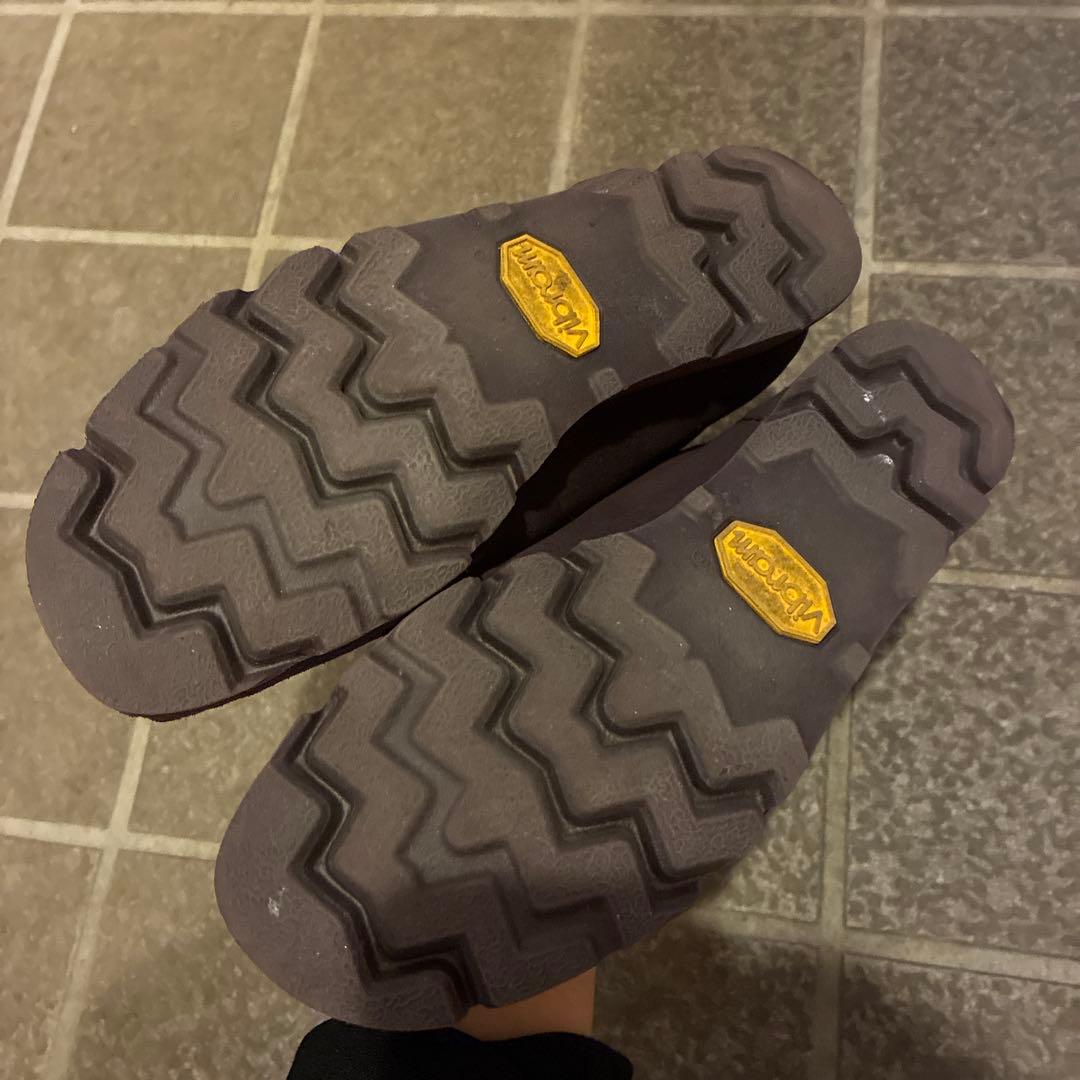 【極美品】Clarks クラークス　ワラビー　Gore-Tex パープル24