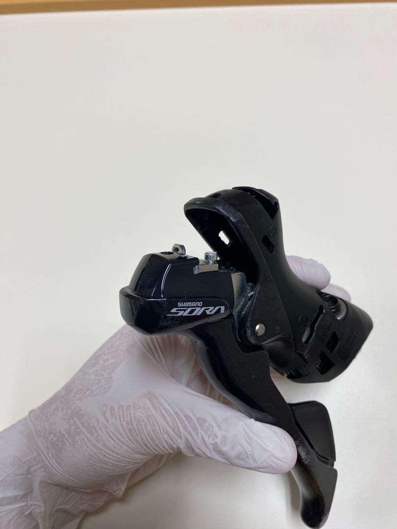 美品　シマノ　デュアルコントロールレバー　SORA R3000 STI 2×9
