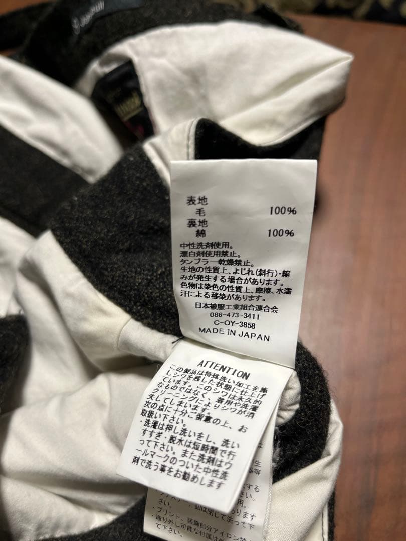 Johnbull iberico wool オーバーオール