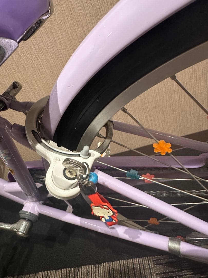 ブリジストン エコパル 薄紫 自転車 20インチ 女の子 直接の引き取り限定！！