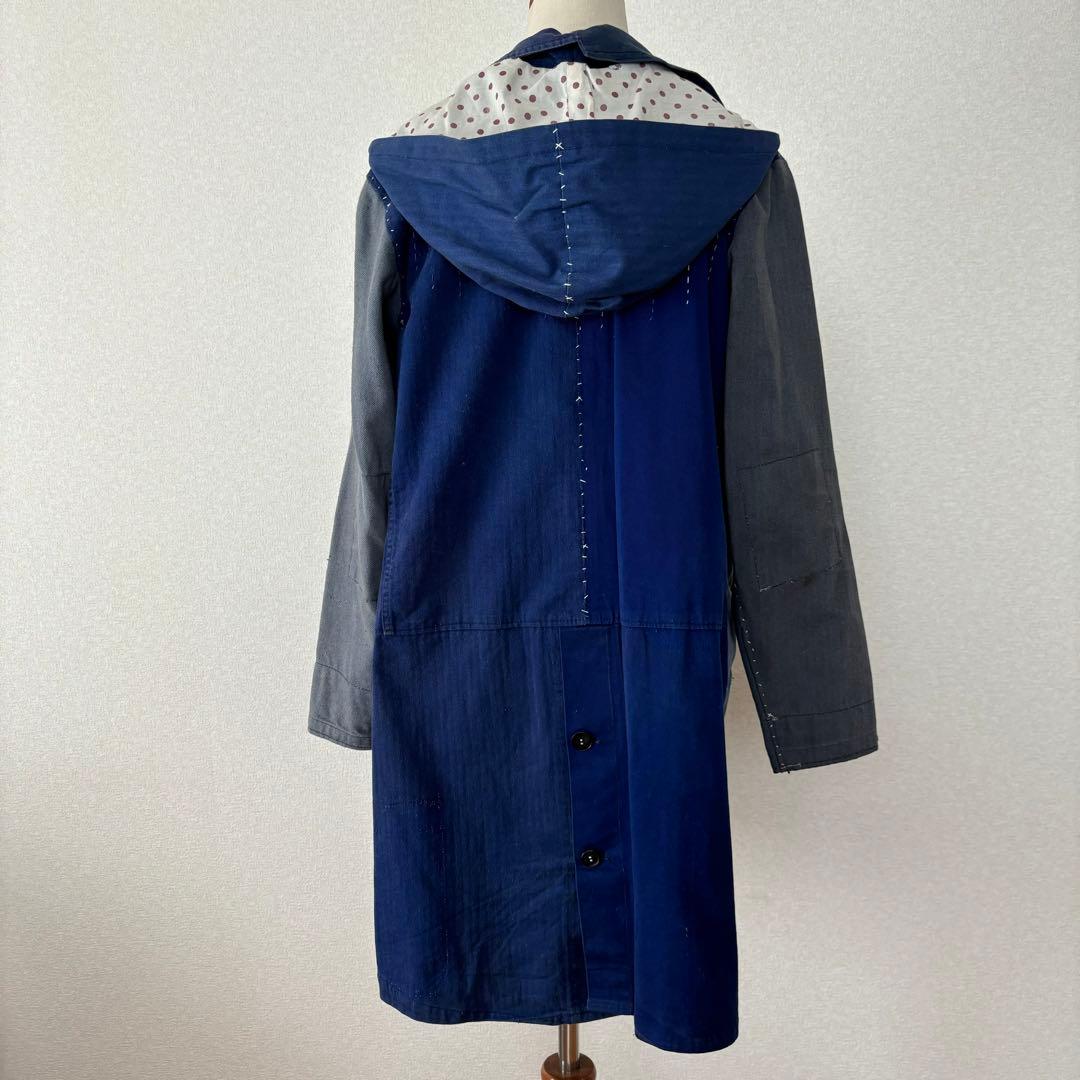 ケイスケカンダ 手縫いのワークコート 刺し子 古布 襤褸