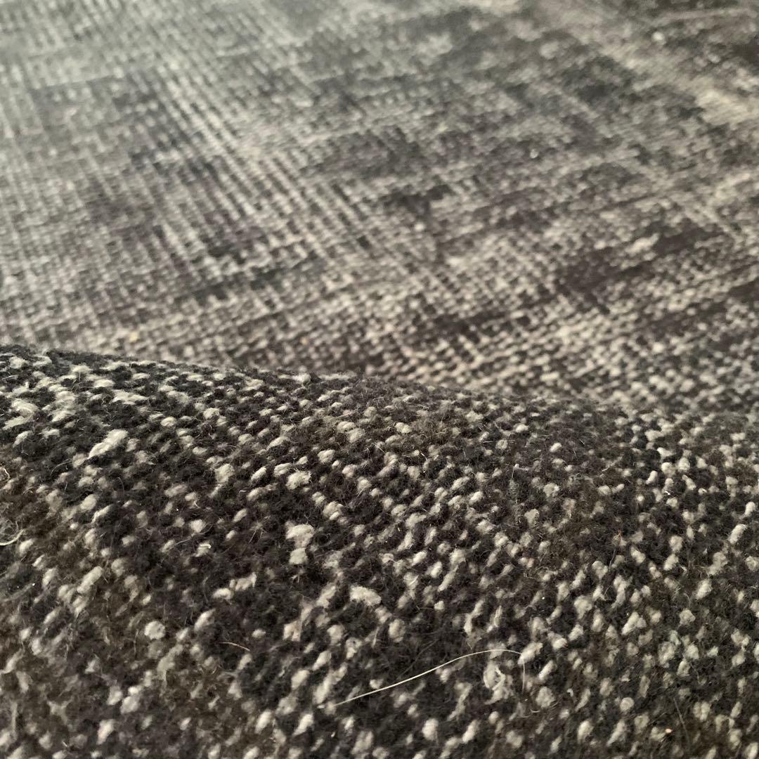 Mom　大判　トルコヴィンテージラグ　ネイビーブラック245×147