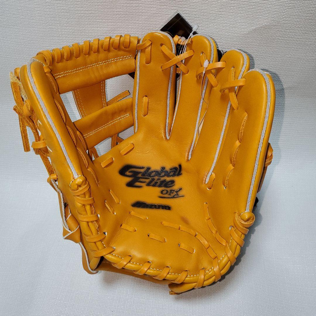 Mizuno Global Elite 軟式グローブ 内野手用[やや色焼けあり]