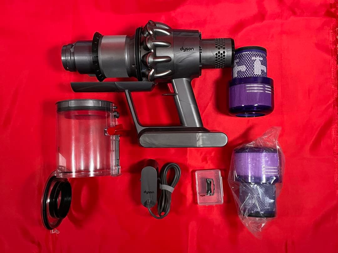 ダイソン⑥V11SV14 ２ヘッドから選択　美品ブルーパイプ　補強型トリガー装着