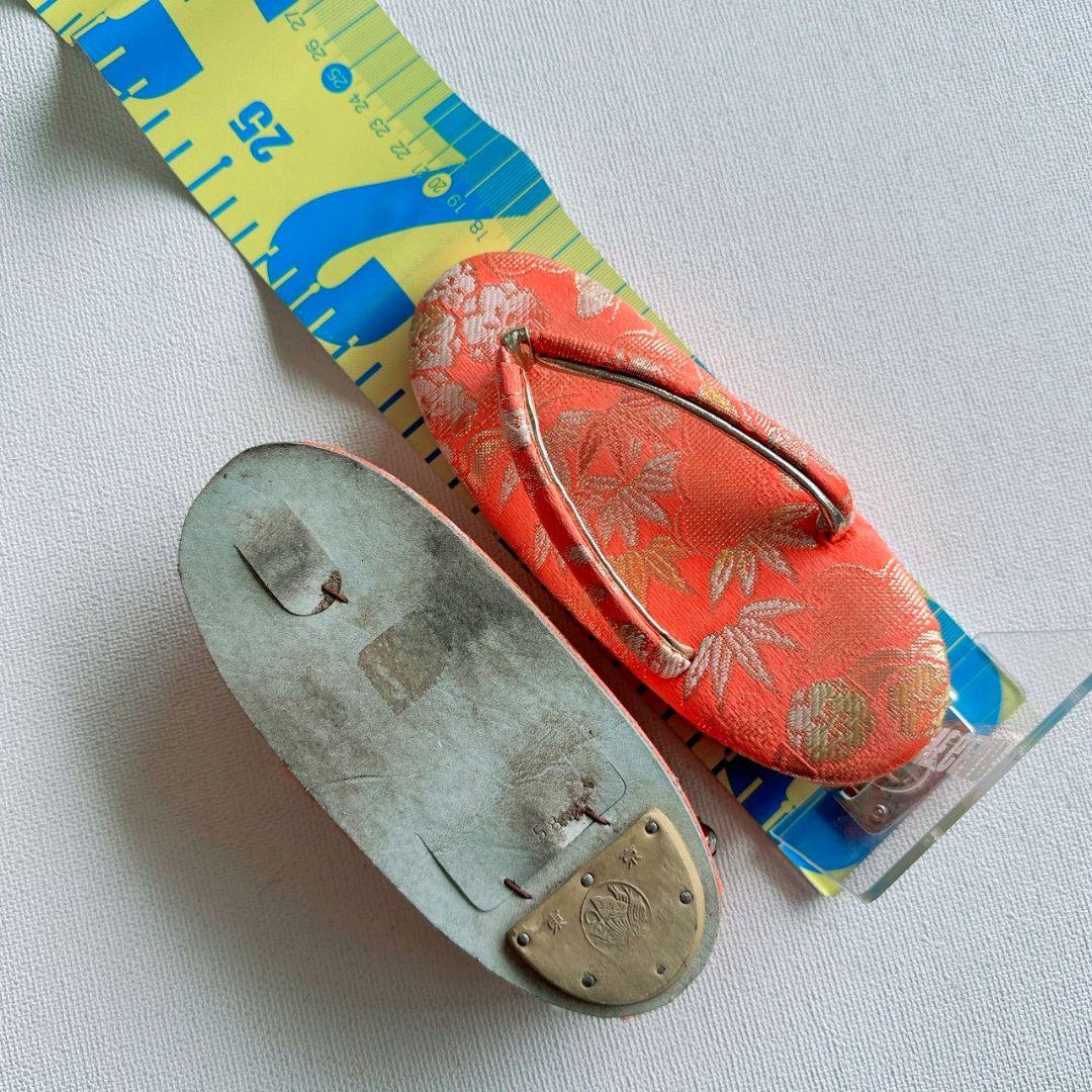 美品　フルセット　七五三　７歳女の子　しぼり柄鼓　緑袋帯　長襦袢付　小物7085