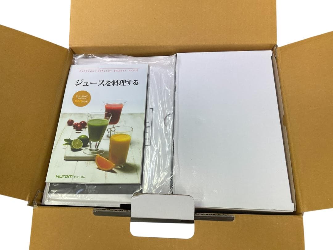 未使用 HUROM/ヒューロム スロージューサー HH-EBA06 レッド