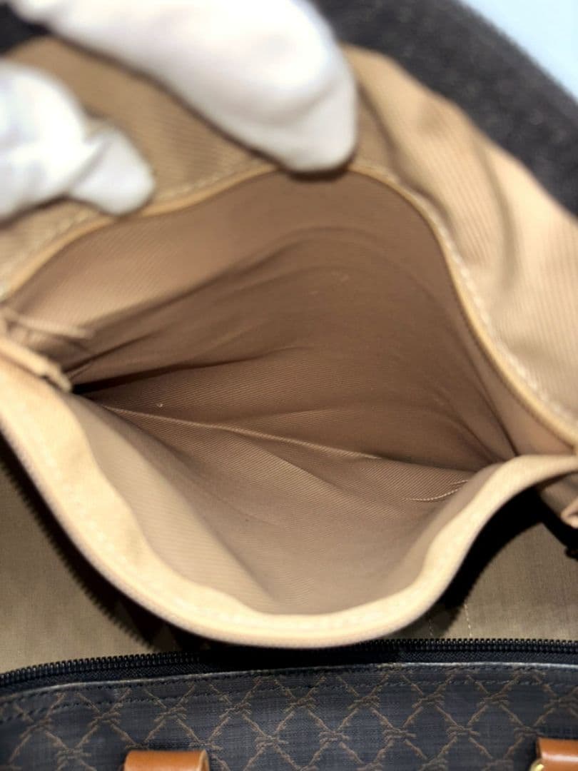 【美品】LONGCHAMP　ロンシャン　ボストンバッグ　トラベルバッグ　総柄