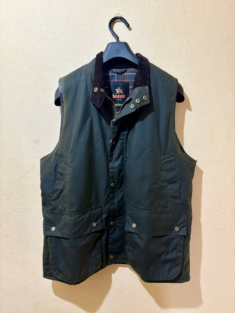 ⭐️美品⭐️Barbour × BARACUTAワックスコットン ベスト