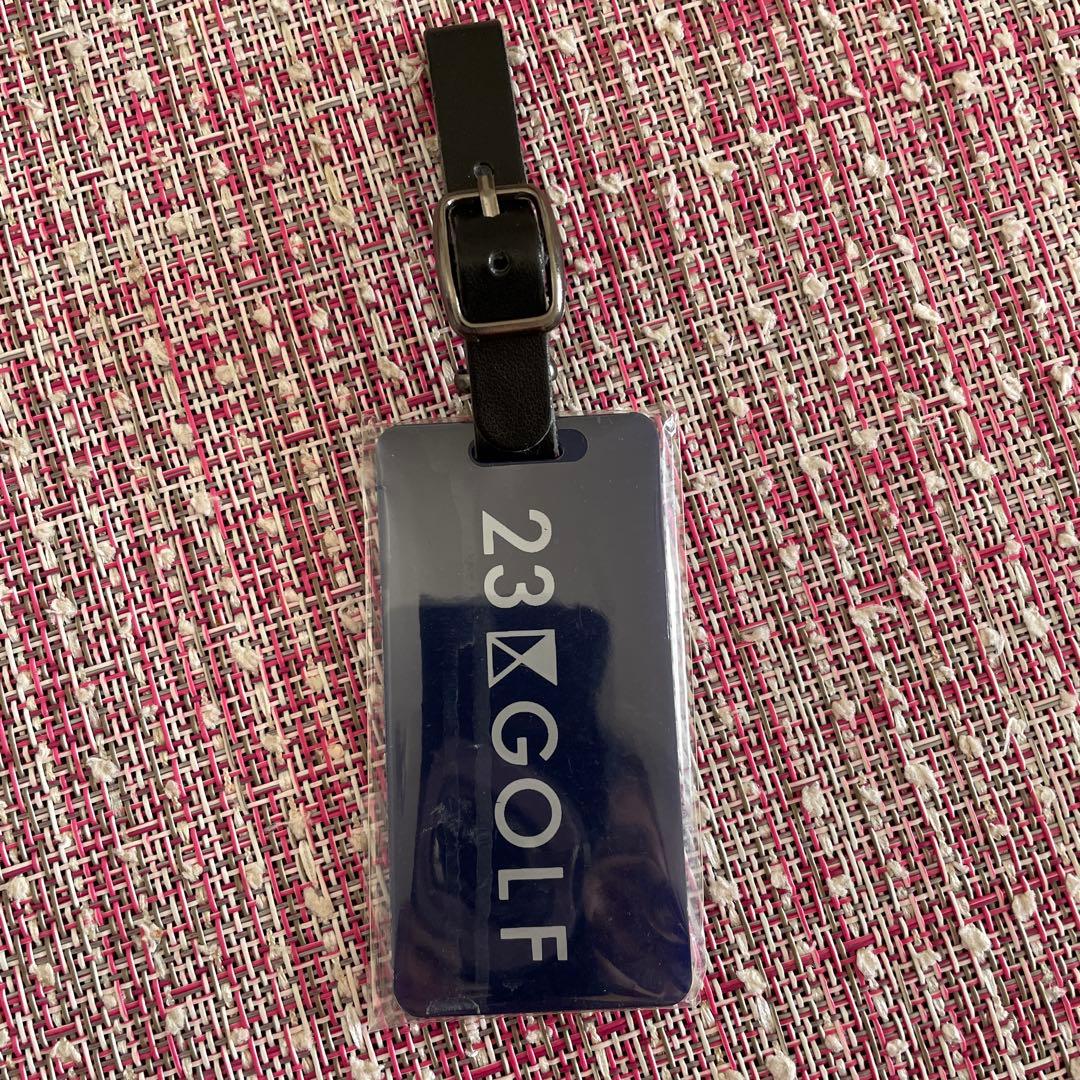 23GOLF スタンド式キャディバッグ ネームプレート（未使用）つき