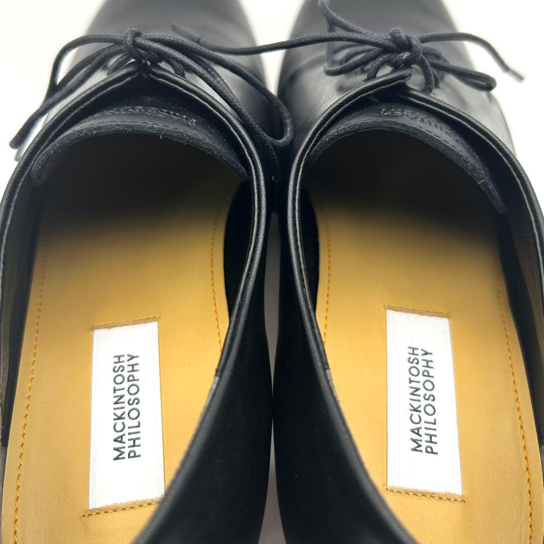 未使用✨ マッキントッシュ【24㎝】 レースアップシューズ レザー ブラック