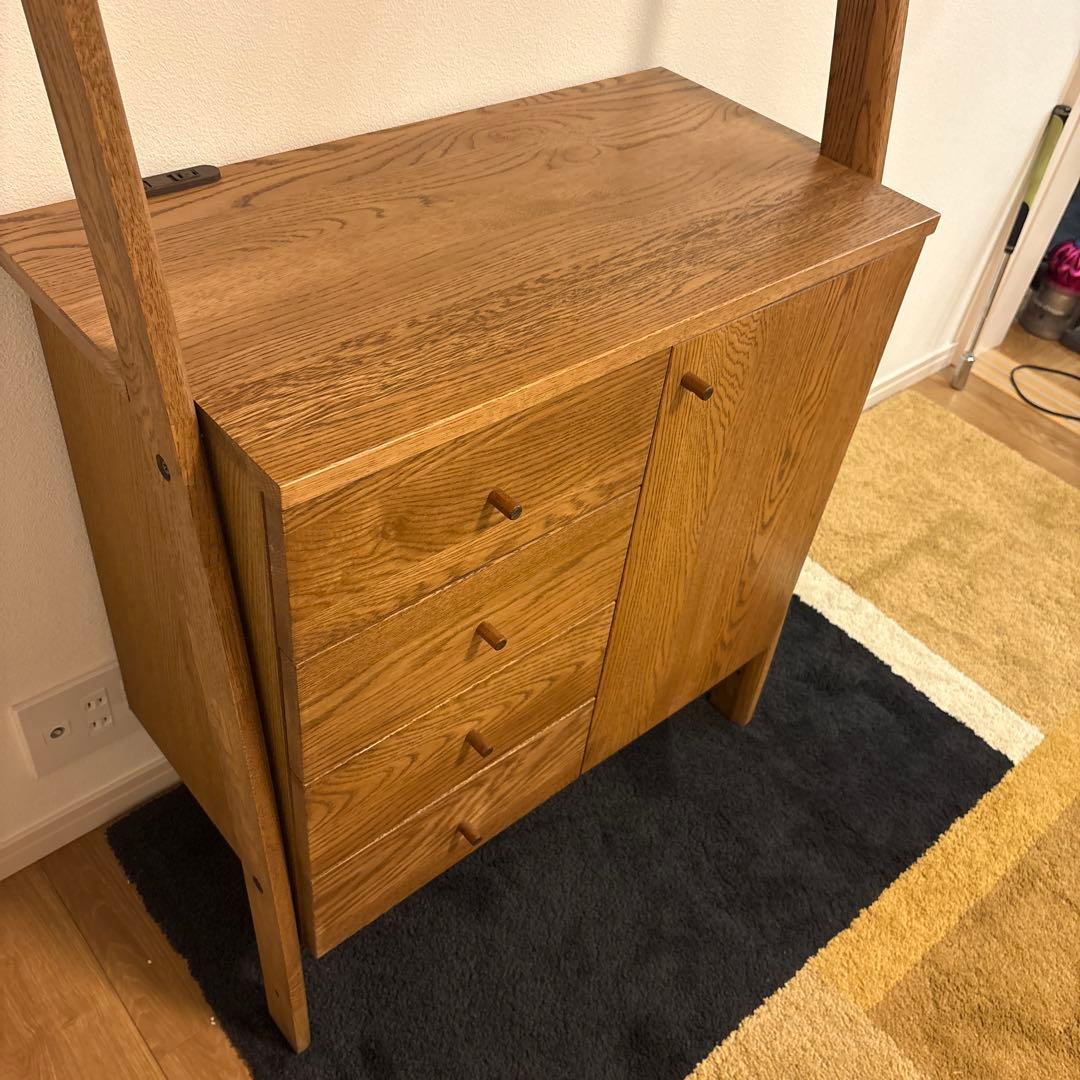 カグクロ社製DEEP2 シェルフ　オーク ウニコADDAY シリーズ同色　北欧