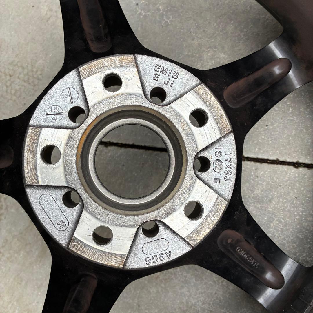 WORKエモーション 17インチ 9J ホイール 2本