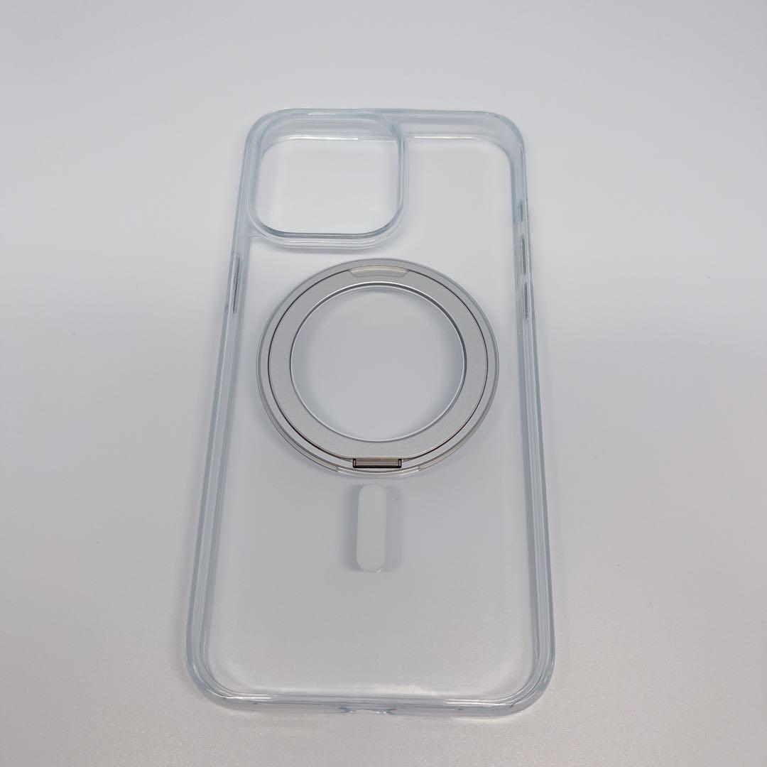 iPhone 15 Pro Max ケース Magsafe スマホリング 透明