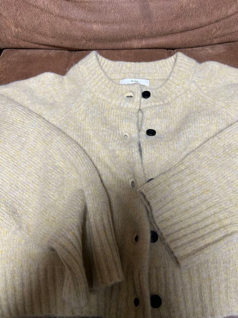 トップス anuke Melange Knit Cardigan