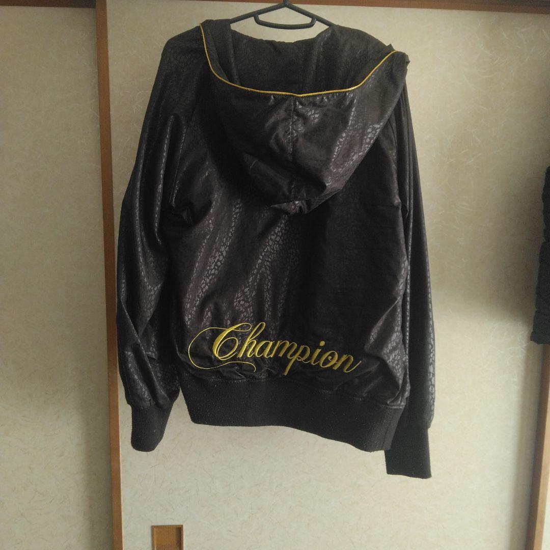 Champion ジャージ上下セット ブラック/ゴールド