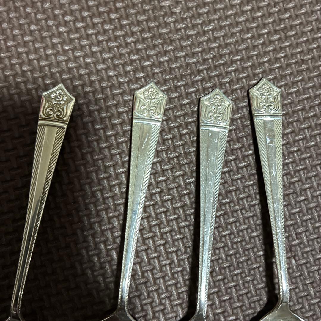 ‼️超希少‼️ロータリーインターナショナル シルバースプーン 2本計６本純銀約90g