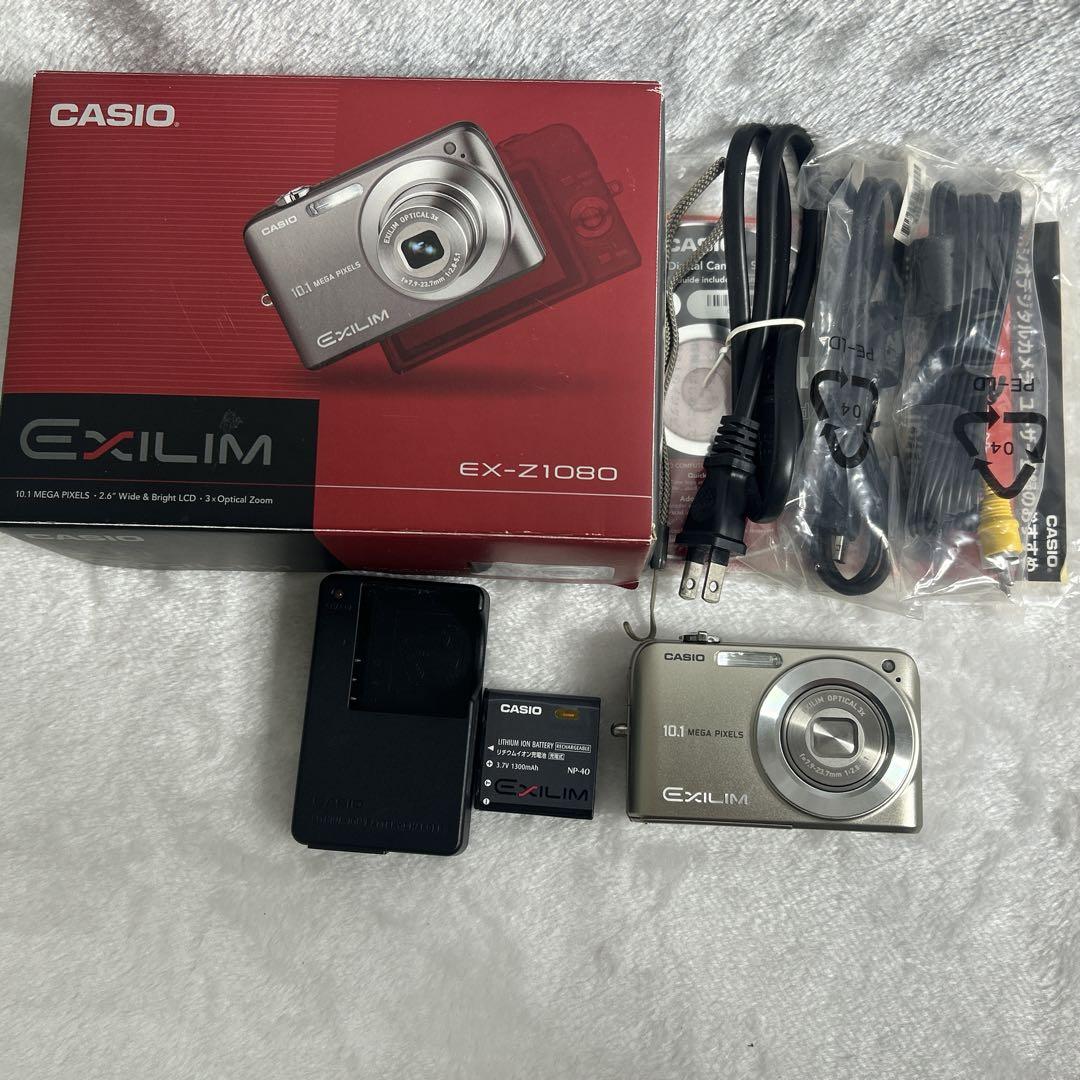 美品 カシオ CASIO EXILIM EX-Z1080 ゴールド デジカメ