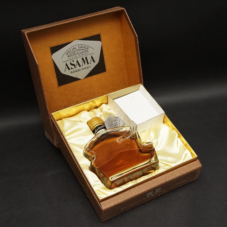 三楽オーシャン 浅間 ASAMA ブレンデッドウイスキー 特級 未開栓 箱替栓付