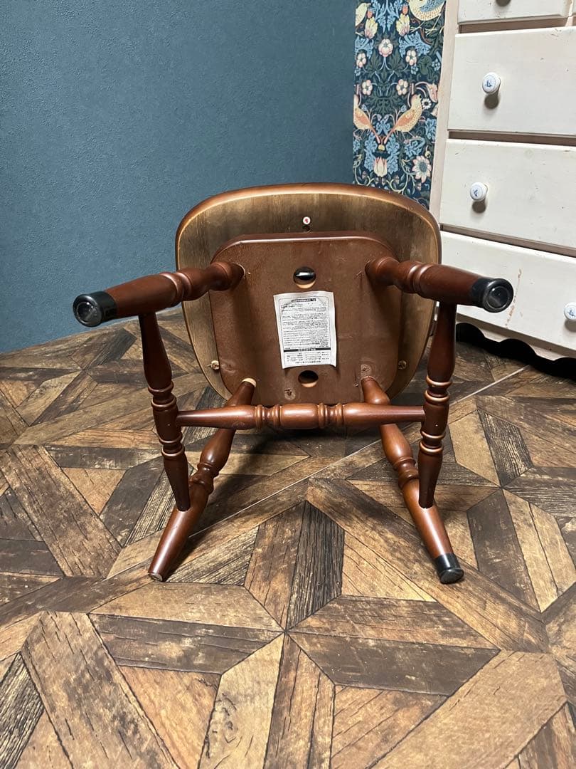 かめちゃん＊ダイニングチェア 回転椅子 ウィンザーチェア インテリア