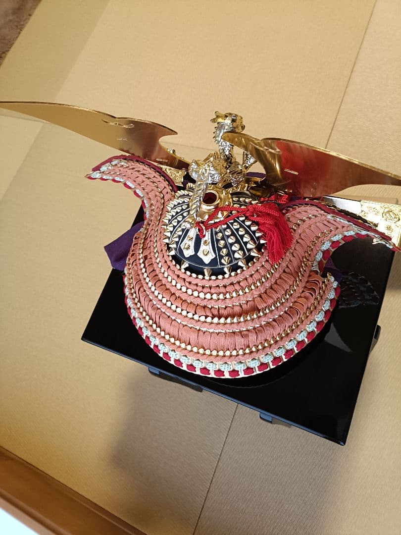 源氏兜（五月人形）兜飾り　龍玉作