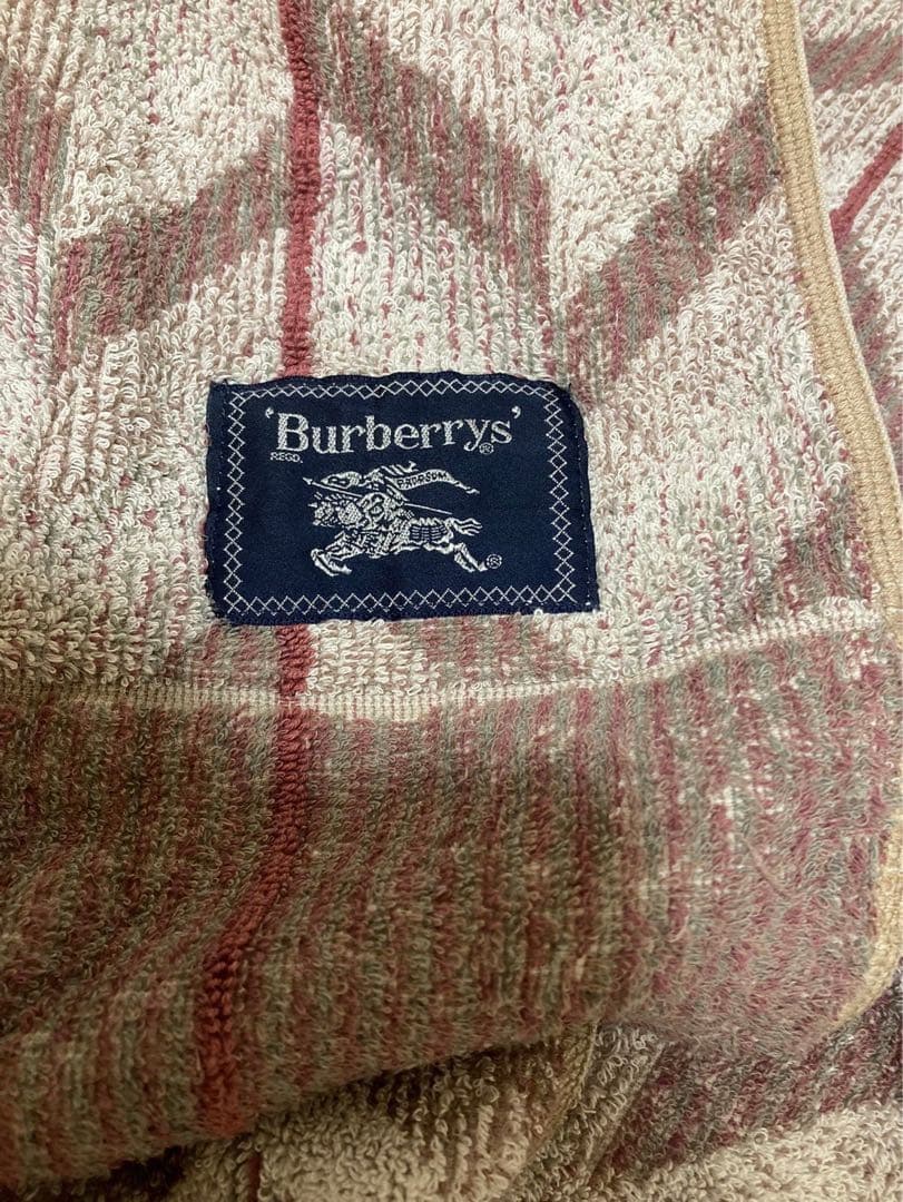 バーバリー オールドバーバリー 旧ロゴ　布団　　寝具　敷き　ブランケット