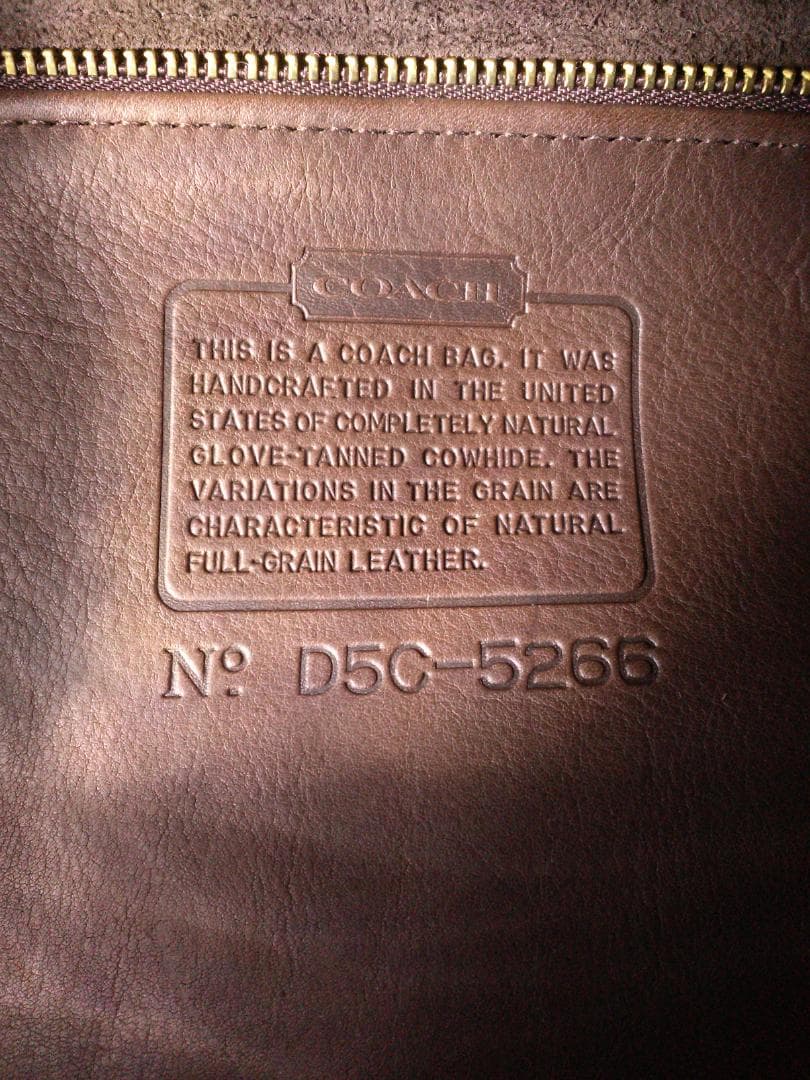 オールドコーチ　COACH USA製　直営店購入　ショルダーバッグ　2WAY