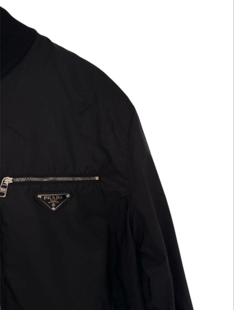 現行品　PRADA ウール×Re-Nylon リバーシブルジャケット