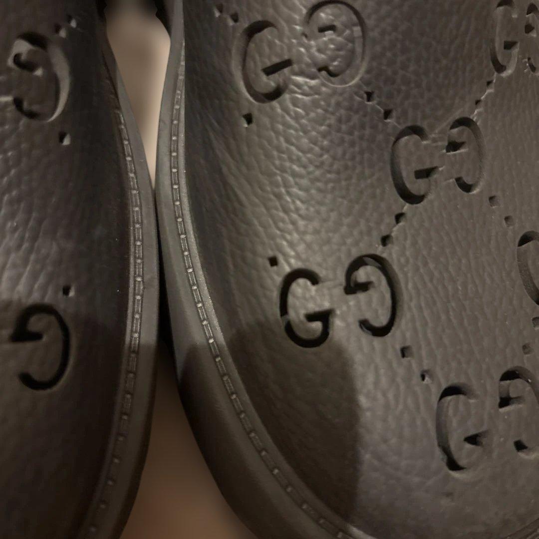 GUCCI ラバーシューズ　BLK 38