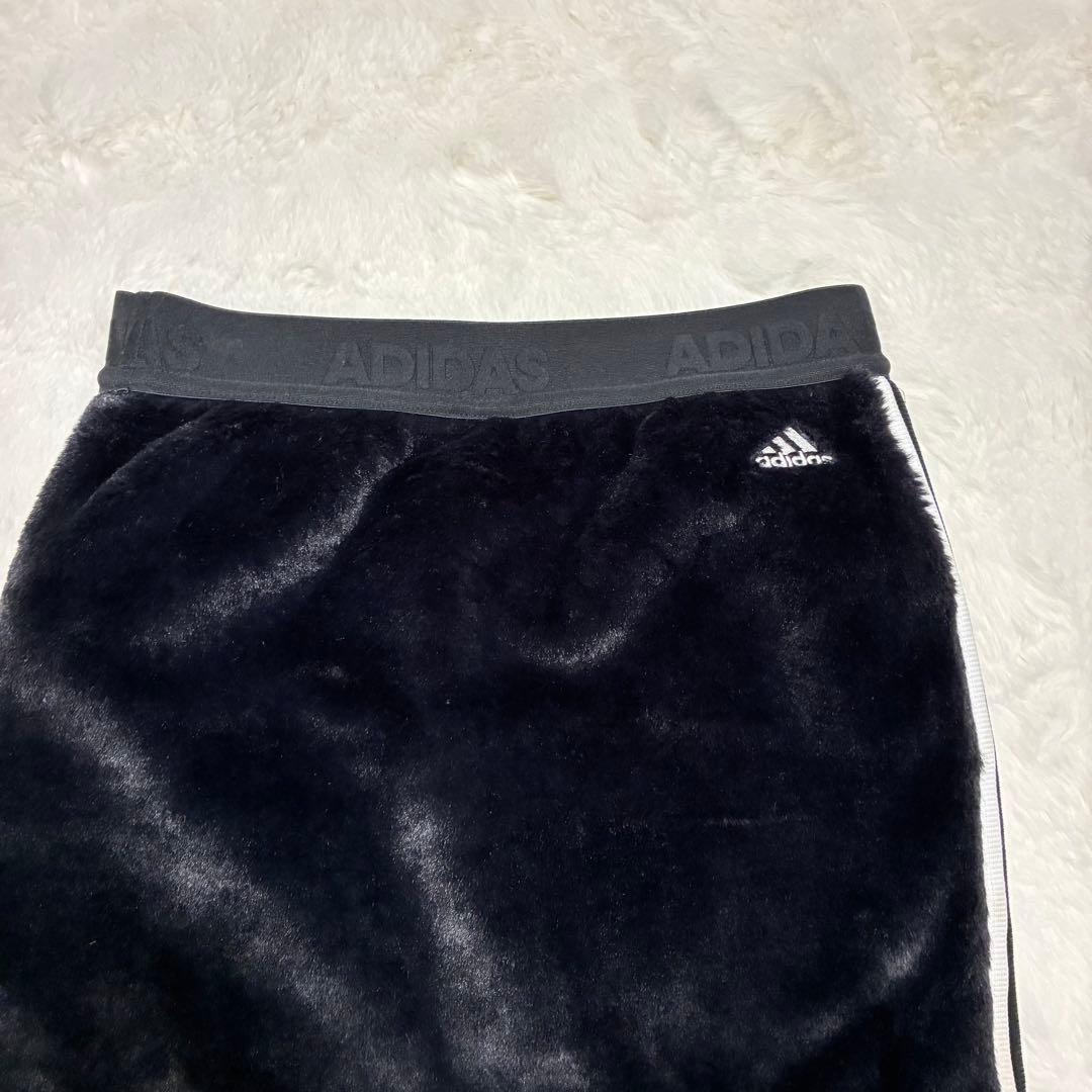 美品✨アディダス　ゴルフウェア　スリーストライプス　ボアフリース　セットアップ