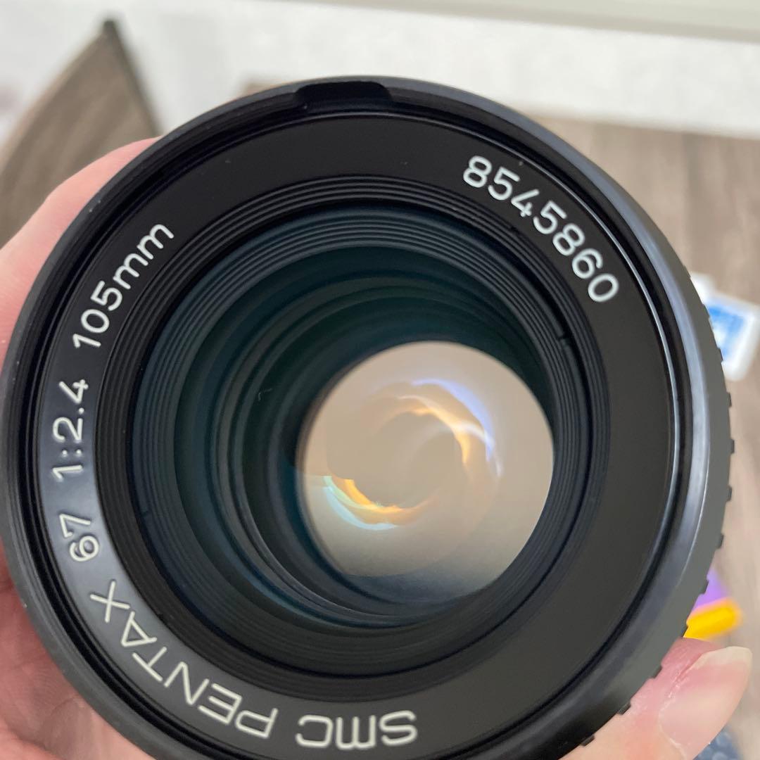PENTAX 67ii 105mm 2.4 165mm 2.8 付属品あり完動品