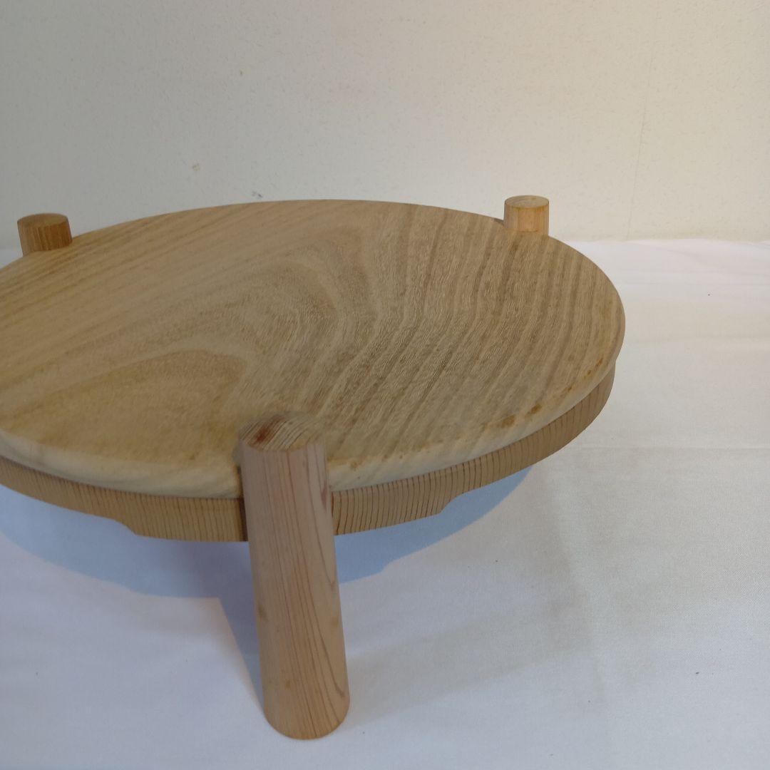 茶道具　寄木卓　田原一斎作　子々斎好