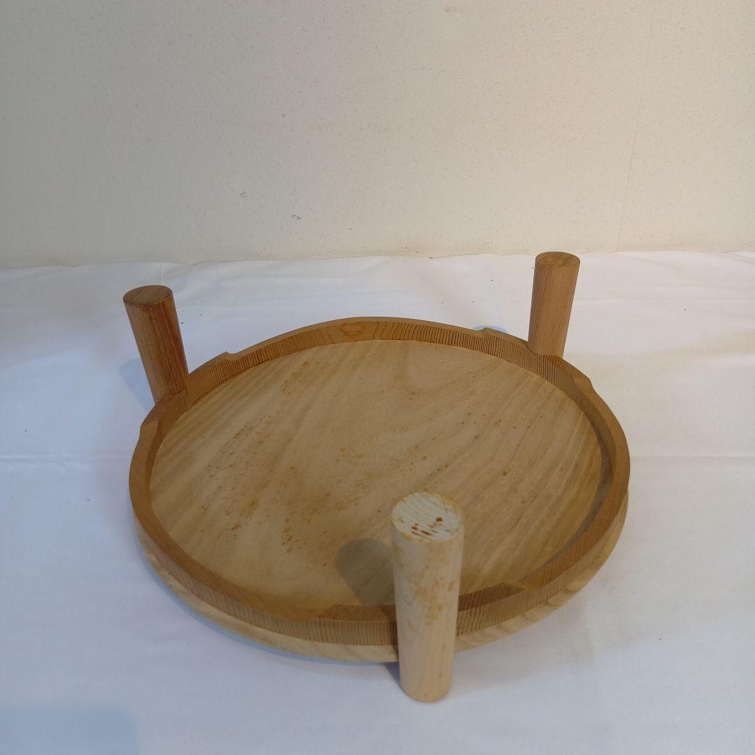 茶道具　寄木卓　田原一斎作　子々斎好