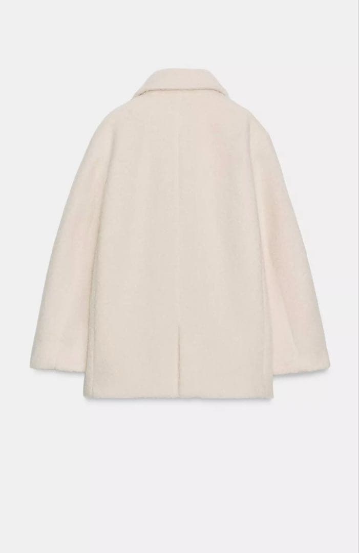 さ*や様 ブークレダブルブレストミディ丈コート　ZARAコートM