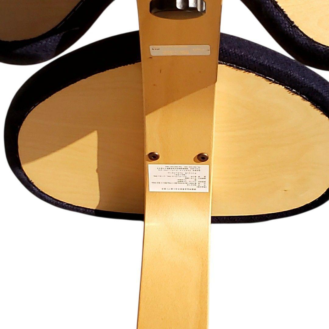 リボ バランスイージー バランスチェア ネイビー ブナ 姿勢矯正 北欧