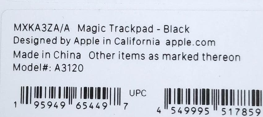 新品｜USB-C｜最新｜ブラック｜Apple Magic Trackpad 4｜