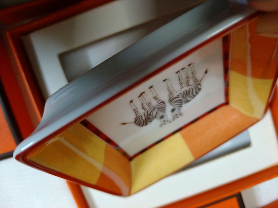 エルメス小皿コレクション陶磁器 プレート 2枚セット箱あり新品未使用