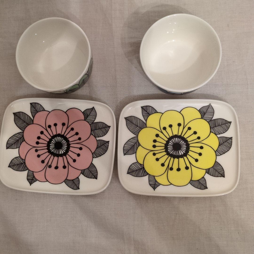 marimekko ケスティト プレート2枚×ボウル2個 4点セット