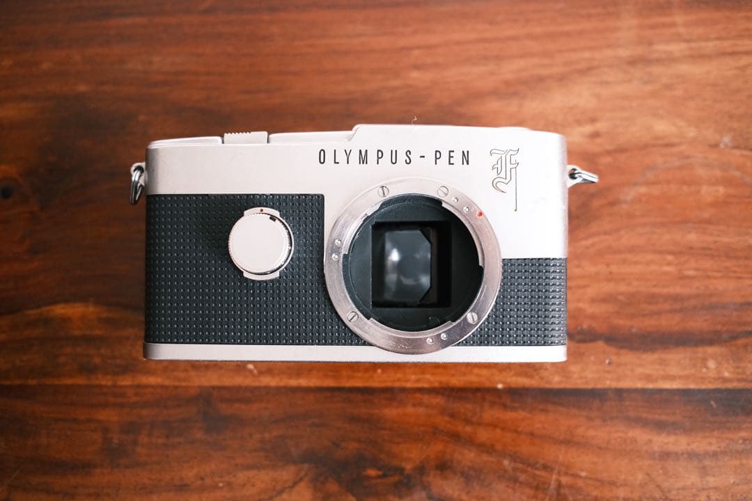 OLYMPUS PEN F ジャンクフィルムカメラセット KOMURAレンズ