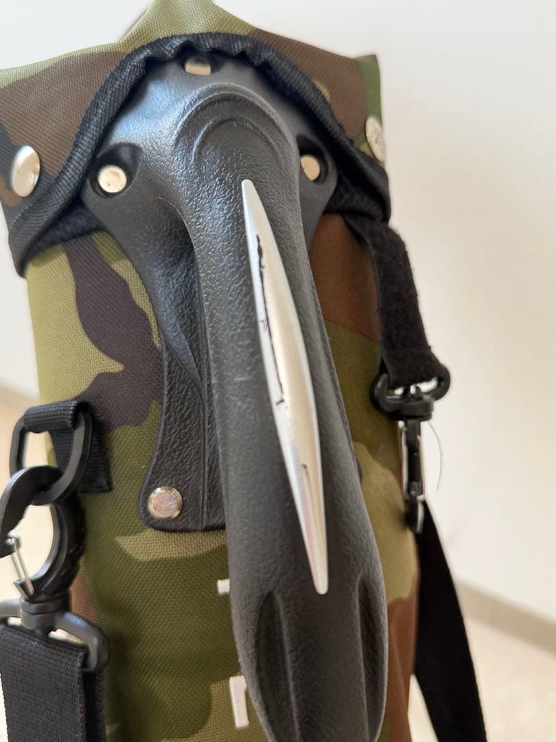 【完売・美品】パーリーゲイツ　セルフスタンドバック　サブバッグ　カモフラ　迷彩