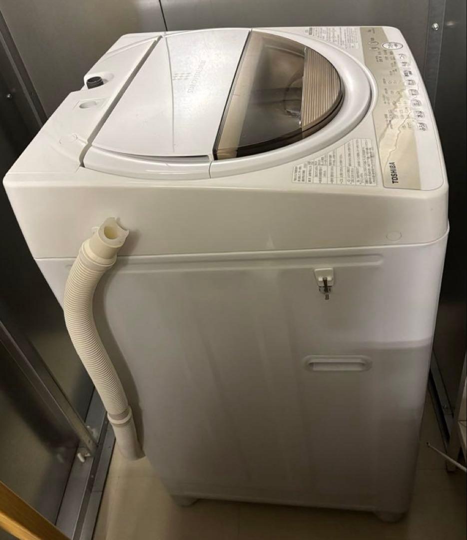 東芝 全自動洗濯機 6kg AW-6GM1(W) 美品 一人暮らし 縦型洗濯機