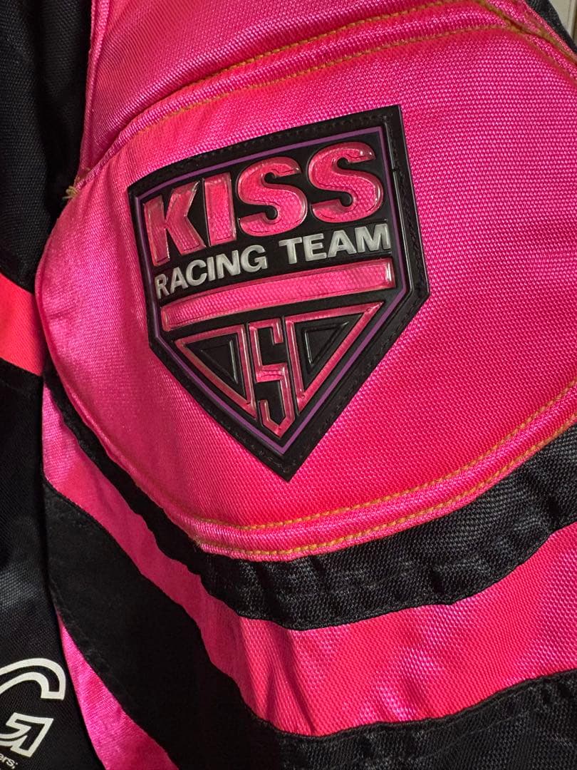 SVR KISS RACING ジャケット ブラック ピンク